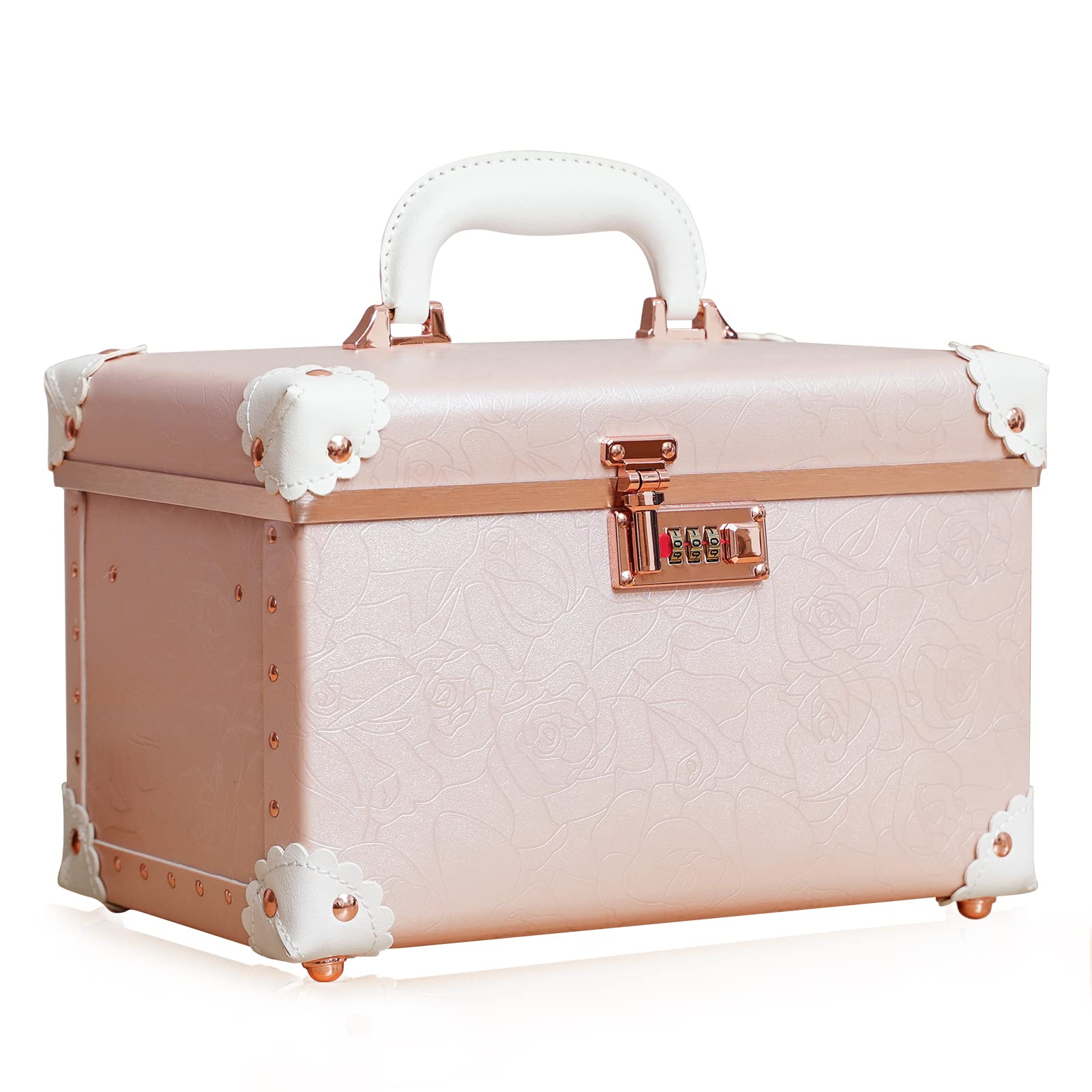 Amazon.co.jp: urecity ポータブルメイクアップトレインケース